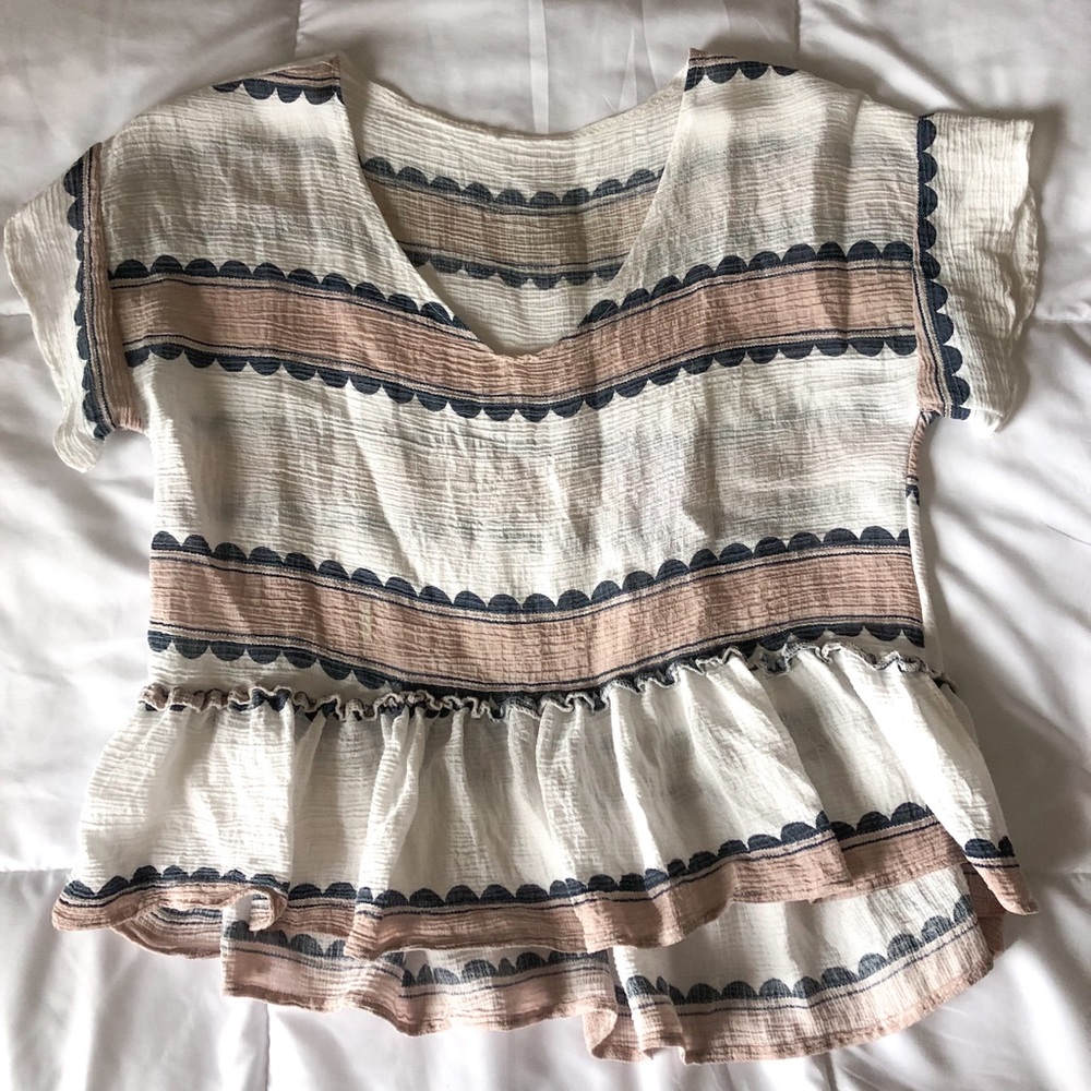 ruffled summer shirt